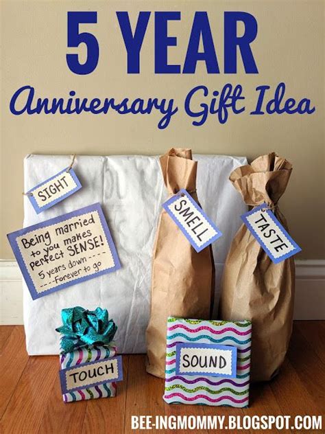 5 Year Wedding Anniversary Gift Idea 5 Senses Meets Wood 5th