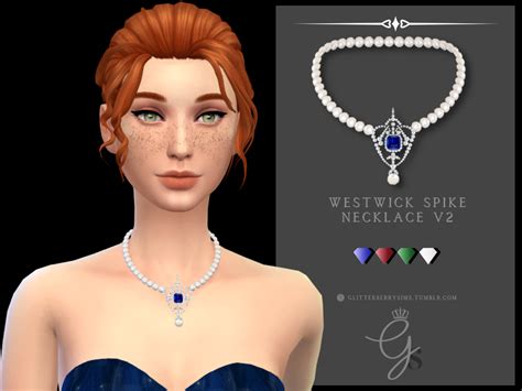 Glitterberrysims Custom Content — Westwick Necklace A Year Ago I