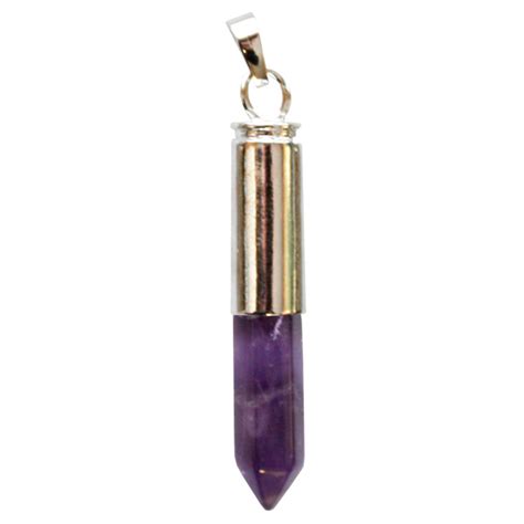 Amethyst Bullet Pendant Wholesale Jewellery Canada Natures Expression