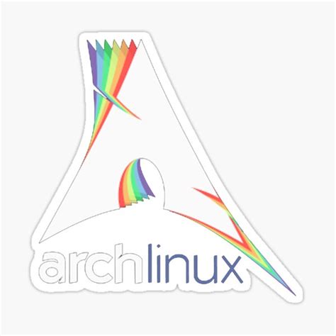 Awesome Archlinux Design Sticker For Sale By Demnatyi Redbubble