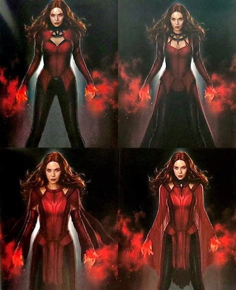 ‘wandavision Concept Art Shows Scarlet Witch Costume Designs