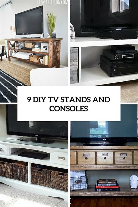 9 Cool Diy Tv Stands And Consoles To Make Shelterness