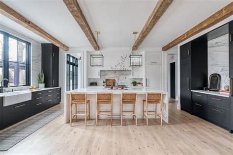 Black And White Modern Farmhouse Kitchen Home Bunch Interior Design