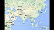 Seterra Asia Countries Map Quiz | Map of Atlantic Ocean Area