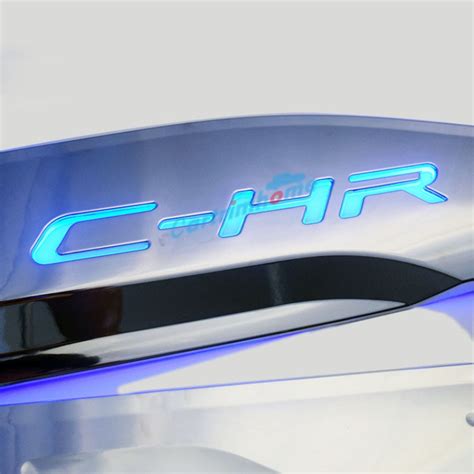 Led Logo Style Abs Side Door Body Molding Cover Trim 4pcs For Toyota C