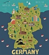 Germany Map of Major Sights and Attractions - OrangeSmile.com
