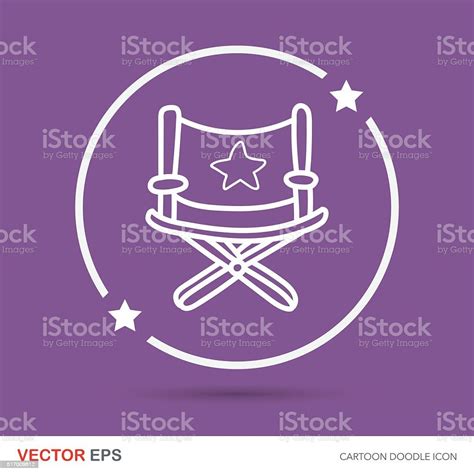 Directors Chair Doodle Stock Illustration Download Image Now