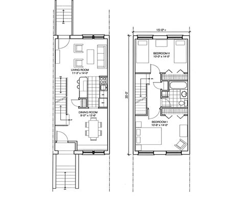 This 15*50 house plan is a perfect row house, row house means, the row of a similar house that is joined by the sidewall. Row Houses Floor Plan - Walesfootprint.org ...