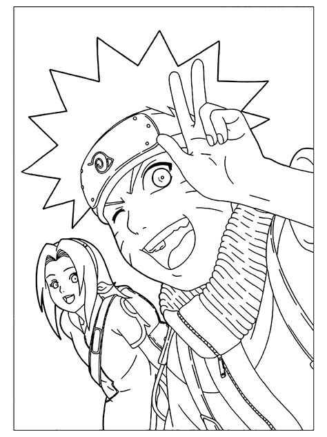 Naruto Para Colorear Más De 100 Dibujos Ninja Gratis Para Imprimir Y