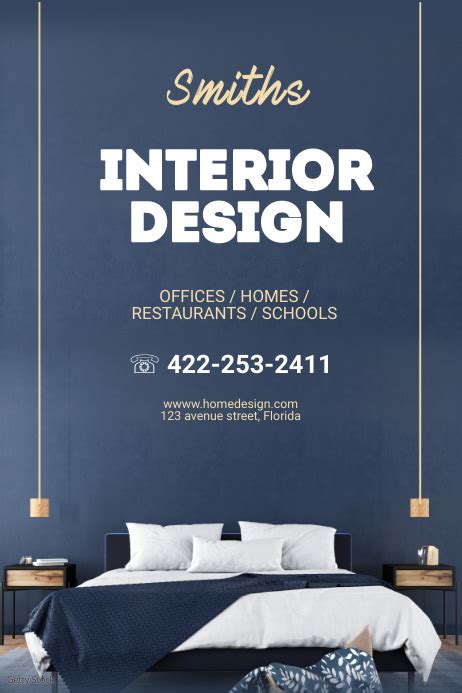 Interior Design Flyer Template Postermywall