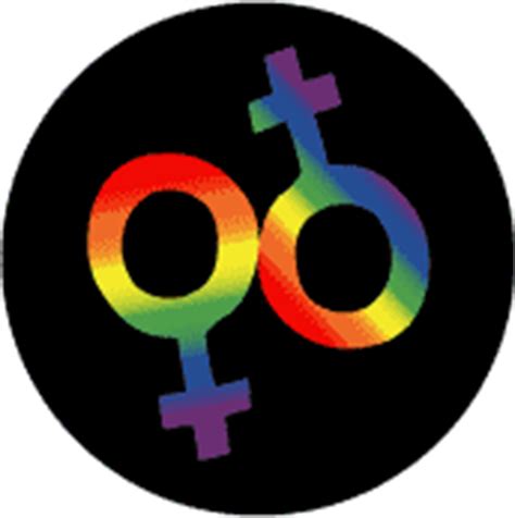 Rainbow Female Gender Symbols Gay Pride Rainbow Shop Bumper Sticker