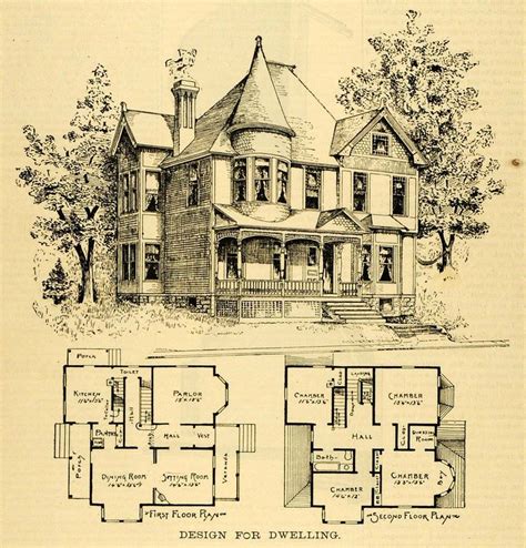 Floor Plans For Victorian Style Homes Design