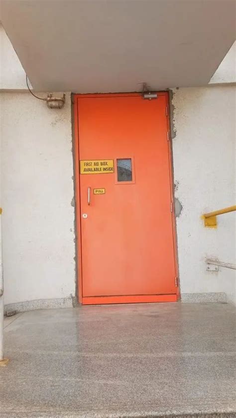 Fireproof Fire Rated Door Powder Coated At Rs 5500 Square Meter In