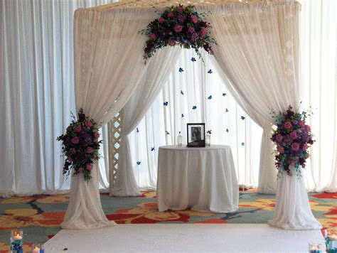 The wedding couple can get married inside, or maybe used for reception decor, or cake decor. Wedding Canopy / Chuppah ideas