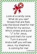 A beautiful cane about Jesus, using the candy cane | Christmas poems ...