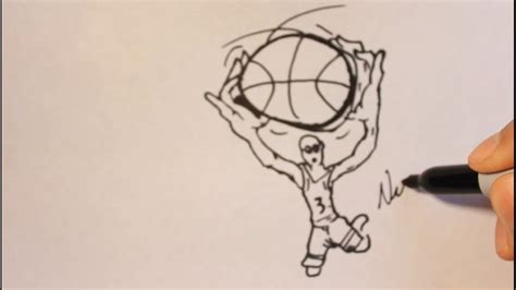 How to draw basketball player step by step, drawing of a boy playing basketball, how to draw. How To Draw A Cartoon Basketball Player Step By Step-Easy ...