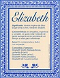 Elizabeth, significado del nombre Elizabeth, nombres