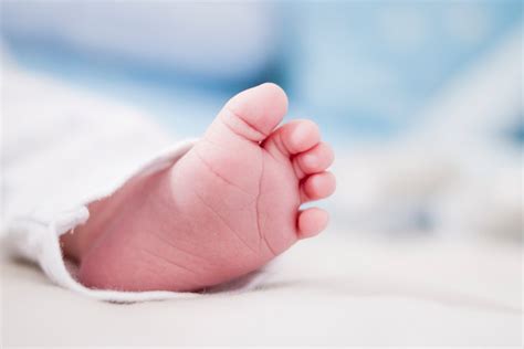 Closeup Baby Foot Royalty Free Photo