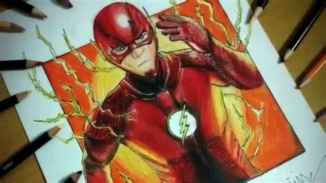 The Cw Flash Drawing Youtube