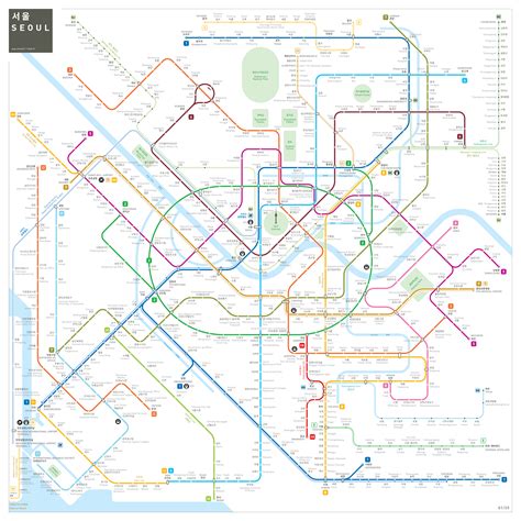 Seoul Metro Map Inat