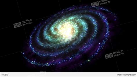 Rotating Galaxy Milky Way Loop Stock Animation 8996194