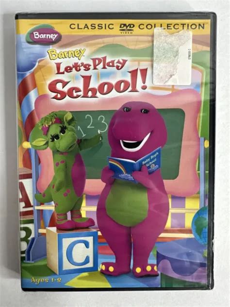 Barney Lets Play School Dvd 1999 Rare Oop Classic Collection New