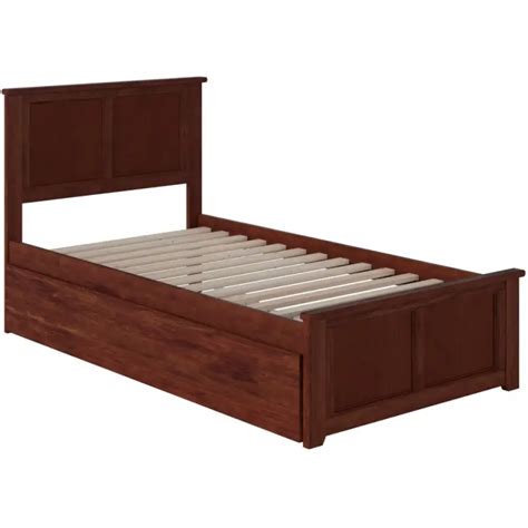 Madison Twin Extra Long Bed Matching Footboard And Twin Walnut Vigshome