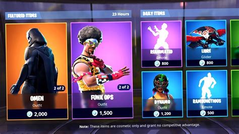 Check here daily to see the updated item shop. OMEN IS BACK! - Fortnite Item Shop August 20th 2018! NEW ...