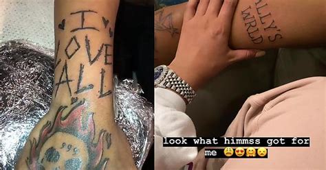 Juice Wrlds Tattoos Dedicated To His Girlfriend Ally Lotti Imgur