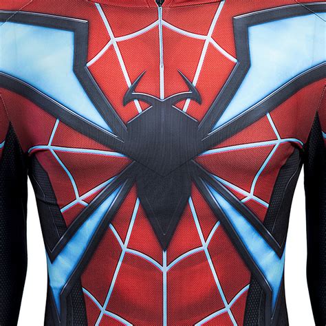 Miles Morales Evolved Suit Spider Man 2 Ps5 Cosplay Costumes Halloween