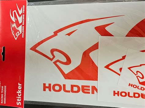 New Hrt Merchandise Sticker Pack 2004 Holden Racing Team Vz