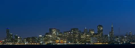 Free Download Hd Wallpaper Skyline Night Cityscape San Francisco