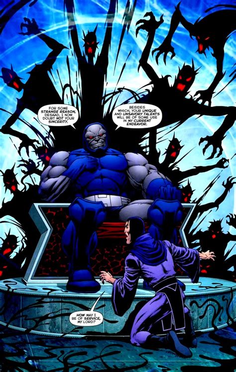 Darkseid made his full appearance, three months later in the forever people #1. Gallery Darkseid