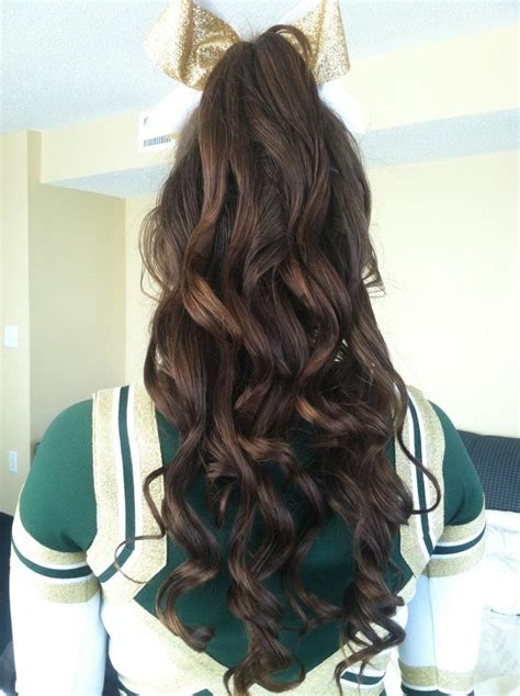 Cheerleadimg Competition Hair ☺ Pretty Curls Competition