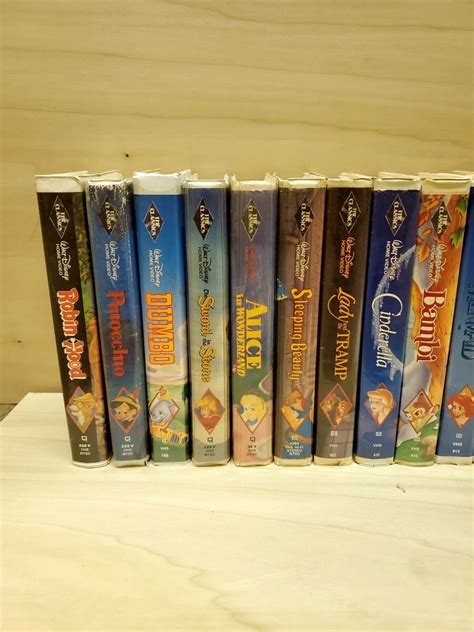 Rare Disney Black Diamond VHS Tapes Entire Set Of 20