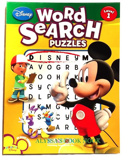 Playhouse Disneys ~word Search Puzzles Book~ Level 1 805219154168 Ebay