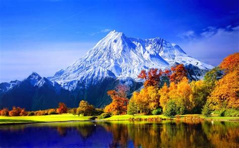 Handans Detox Journey Mountains Fall Autumn Nature Lake Sky Winter