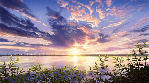 Clouds Landscapes Scenic Sky Water Wallpaper 89511