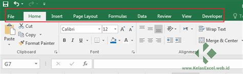 Understanding The Ribbon In Microsoft Excel