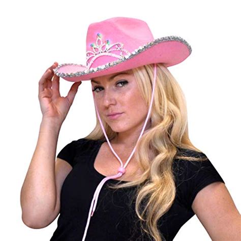 Best Pink Cowgirl Hat With Tiara