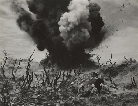 Marine Demolition Team Blast Out A Cave On Hill 382 Iwo Jima 1945