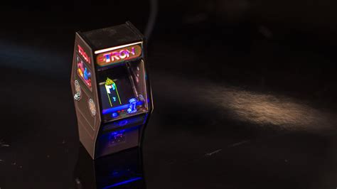 Show And Tell Tron Arcade Cabinet Miniature Model Youtube