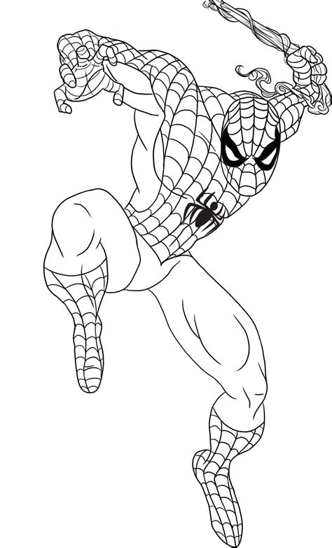 Free Printable Spiderman Coloring Pages For Kids