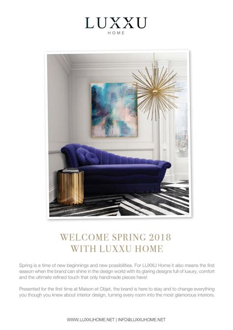 Welcome Spring 2018 With Luxxu Home By Luxxu Modern Design And Living Issuu