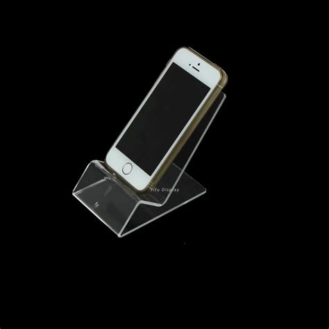 Free Shipping Clear Acrylic Mobile Phone Holder Display Rack Cell Phone