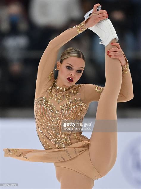 Belgium S Loena Hendrickx Performs During The Women S Free Skating