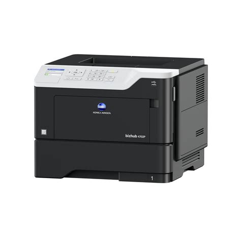 The toner fuses at low temperature to bring the overall reduction of power consumption and co2 emission, and saving tco, co2emission in the production process can also be greatly reduced. Konica Minolta Bizhub 4702P Laser Printer - CopyFaxes
