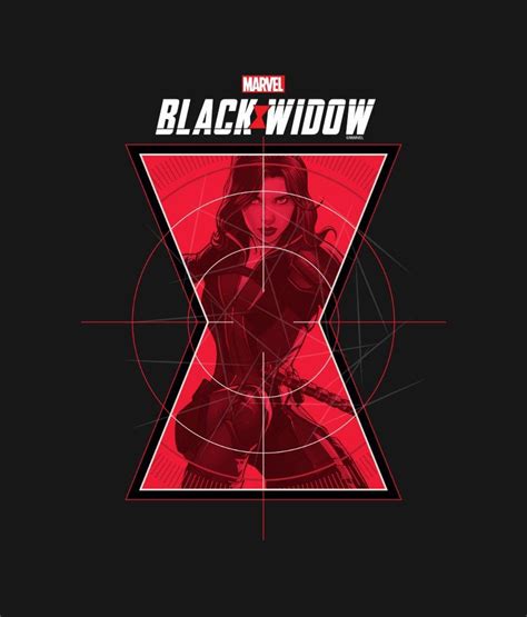 Black Widow And Icon In Crosshairs Png Free Download Files For Cricut