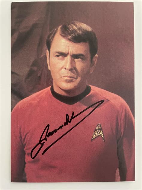 James Doohan Signed Postcard