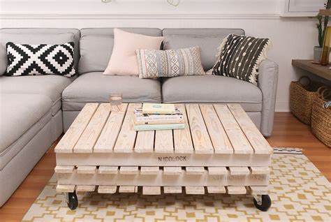 Building A Coffee Table From Pallet Wood Diy Coffee Table Inspired By